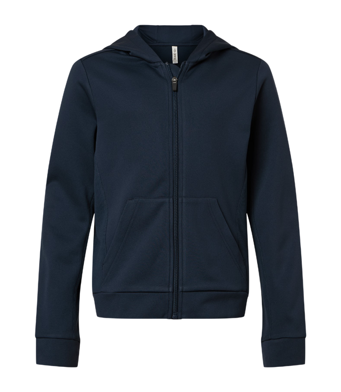 Team 365 Youth Squad Tech Fleece Hooded Full-Zip
