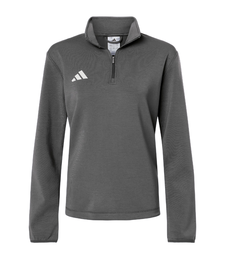 Adidas Women’s 3-Stripes Quarter-Zip Pullover