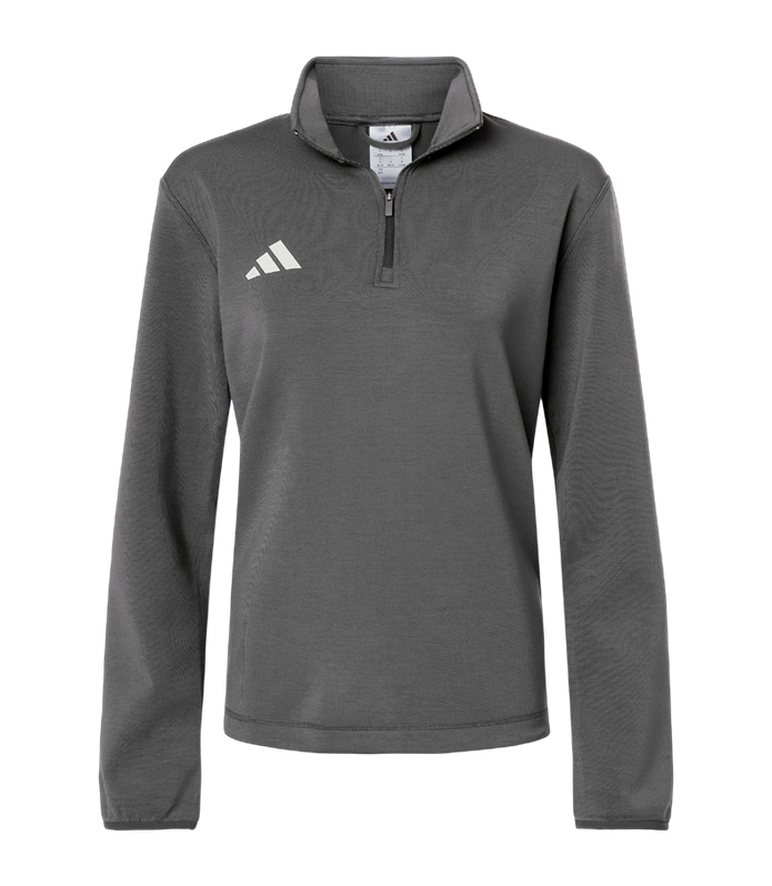 Adidas Women’s 3-Stripes Quarter-Zip Pullover