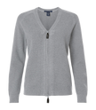 Devon & Jones Women’s Hartland Textured Full-Zip Sweater