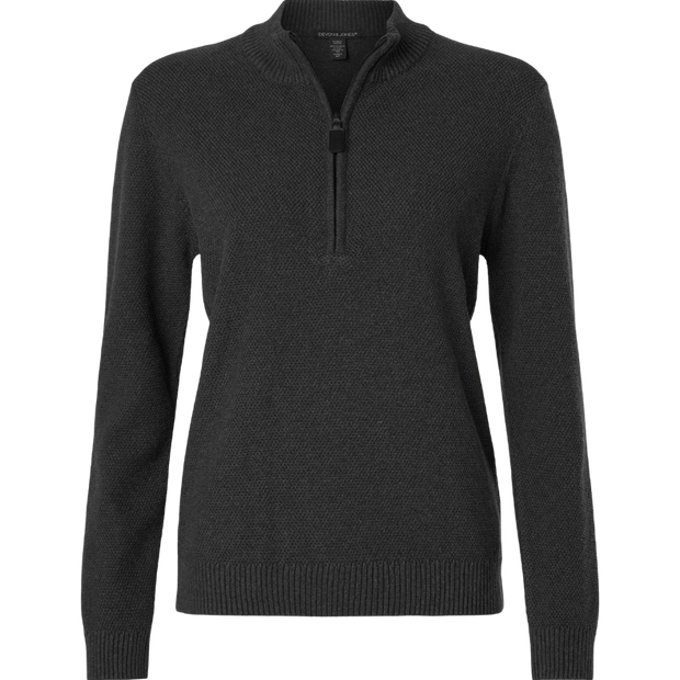 Devon & Jones Women’s Hartland Textured Quarter-Zip Sweater