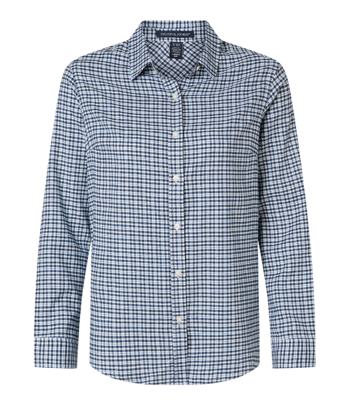 Devon & Jones Women’s Concord Yarn-Dye Flannel Shirt