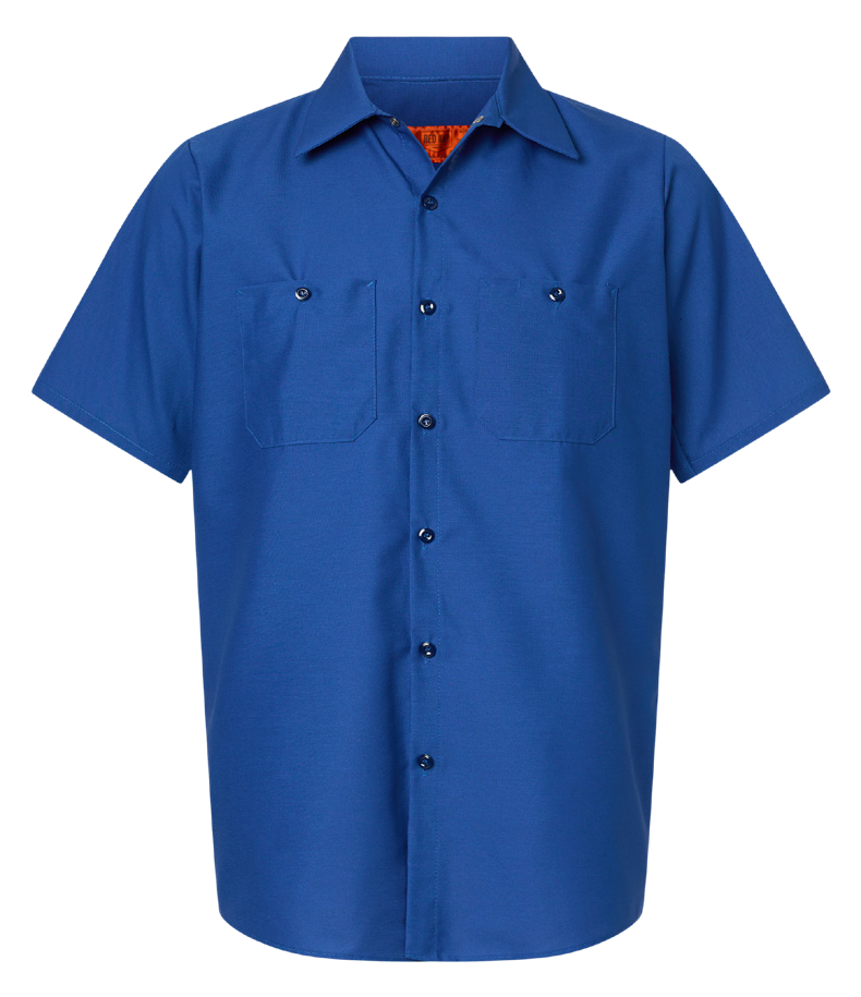 Red Kap Men’s Industrial Short-Sleeve Work Shirt