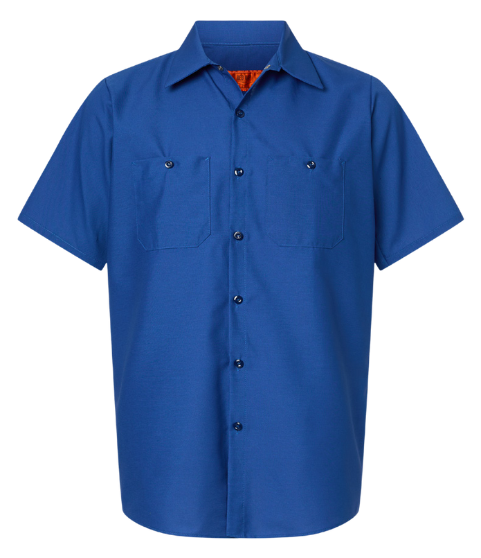Red Kap Men’s Industrial Short-Sleeve Work Shirt