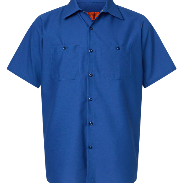 Red Kap Men’s Industrial Short-Sleeve Work Shirt