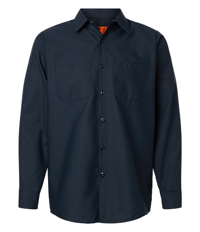 Red Kap Men’s Industrial Long-Sleeve Work Shirt