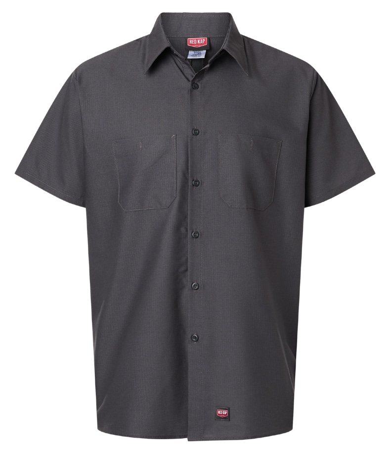 Red Kap Men’s Mimix Ripstop Short-Sleeve Work Shirt