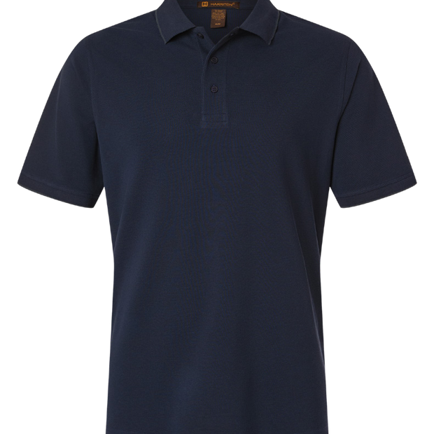 Harriton Men’s Valiant Cotton Snag Protect Tipped Polo product image
