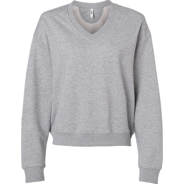 American Apparel Women’s French Terry V-Neck Sweatshirt product image