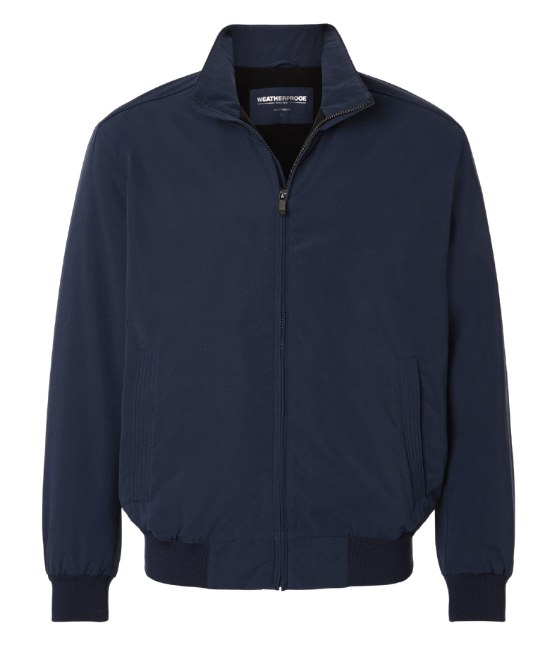 Weatherproof Men’s Fleece Lined Microfiber Bomber Jacket product image