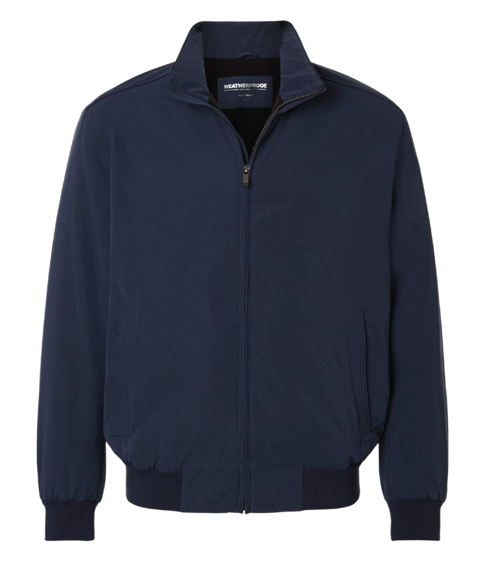 Weatherproof Men’s Fleece Lined Microfiber Bomber Jacket product image