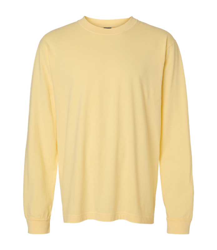 Hanes Unisex Beefy-T® Vintage Wash Long Sleeve T-Shirt product photo