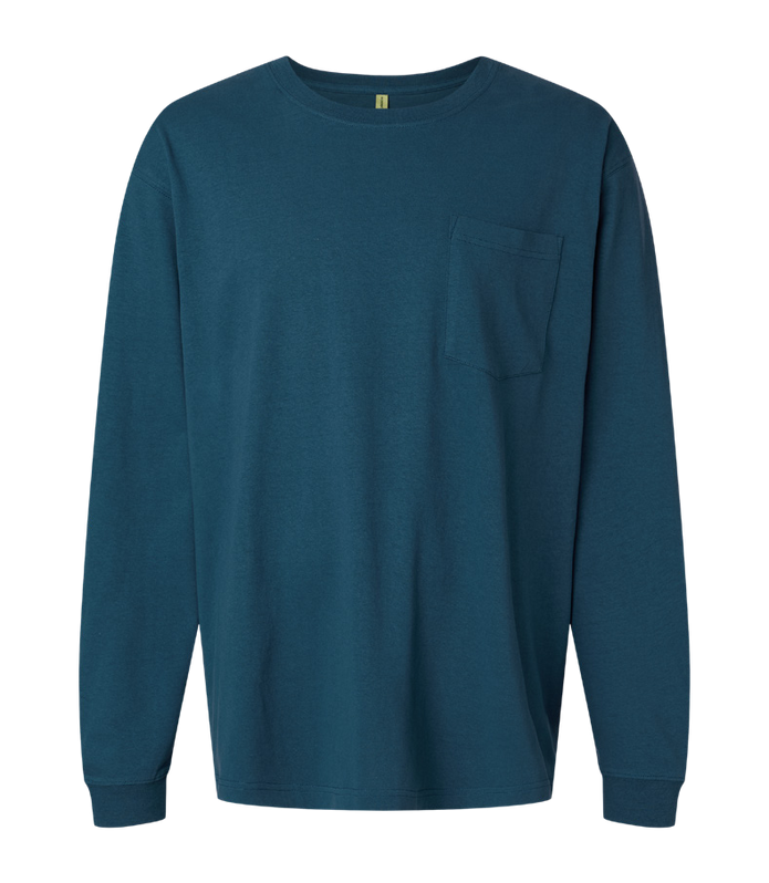 econscious Unisex Reclaimist Fiber Long Sleeve Pocket T-Shirt product photo