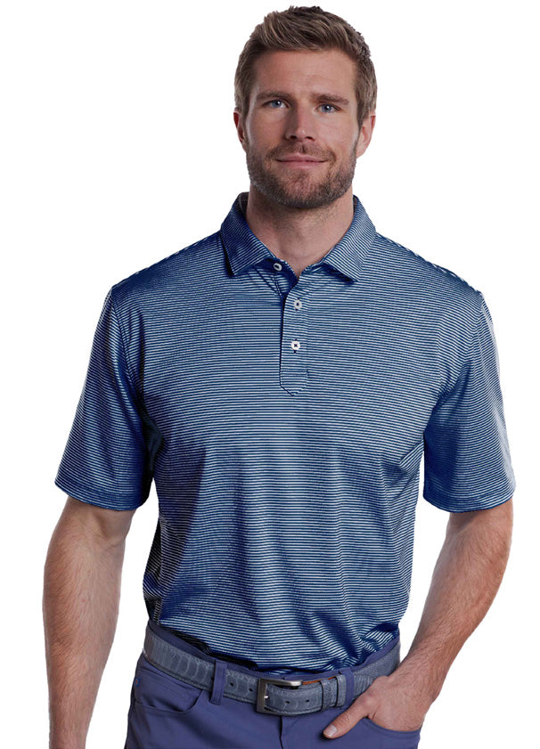 STITCH® Men's Atlantic Stripe Polo Shirt