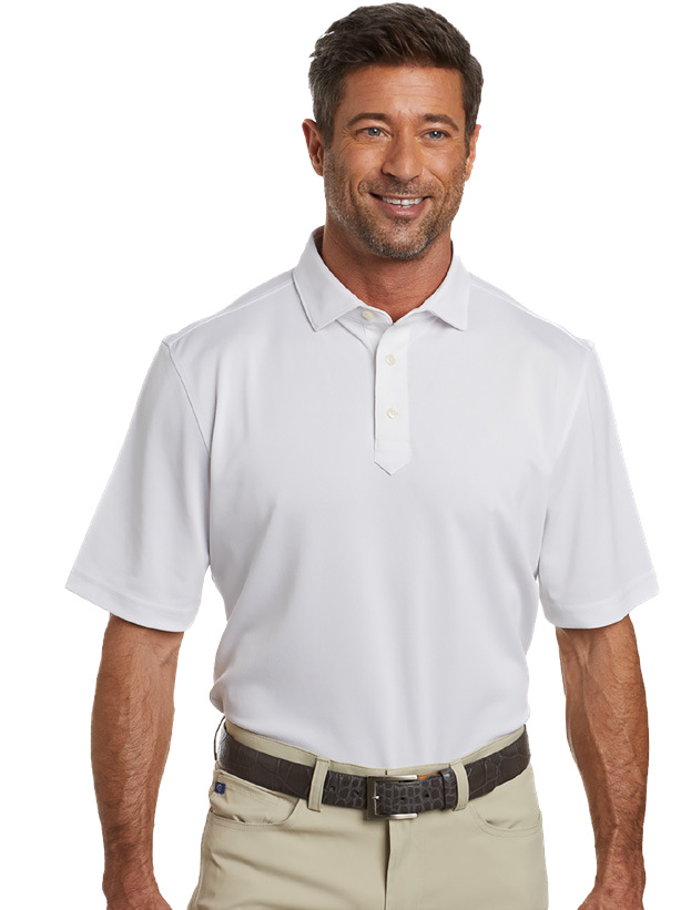STITCH® Solid Short Sleeve Pique Polo