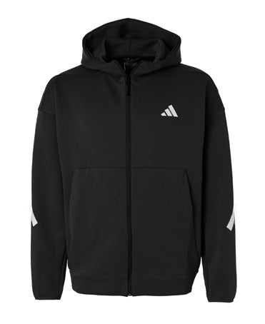 Adidas Adidas Full-Zip Hoodie - Black/White