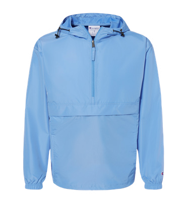 Champion Unisex Light Blue Pullover Jacket in LIGHT BLUE