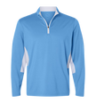 Puma Golf Team Light Blue and White Quarter-Zip Pullover in TEAM LIGHT BLUE/WHITE GLOW