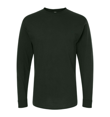 M&O Forest Green Long-Sleeve T-Shirt in FOREST GREEN