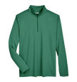 Team 365 Sport Forest Heather Quarter-Zip Pullover in SPORT FOREST HEATHER