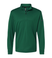 Adidas Collegiate Green Quarter-Zip Pullover in COLLEGIATE GREEN
