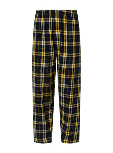 Boxercraft Black and Gold Plaid Pants