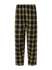 Boxercraft Black and Gold Plaid Pants