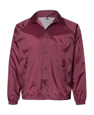 Augusta Sportswear Men's Maroon Coach's Jacket in Maroon