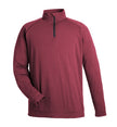 Swannies Men's Colt Maroon Quarter-Zip Pullover in Maroon