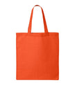 Q-Tees Orange Tote Bag