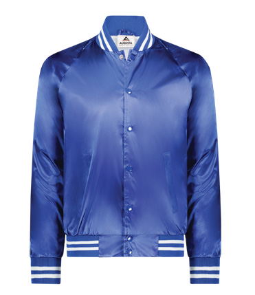 Augusta Sportswear Augusta Sportswear Unisex Varsity Jacket in Royal/White