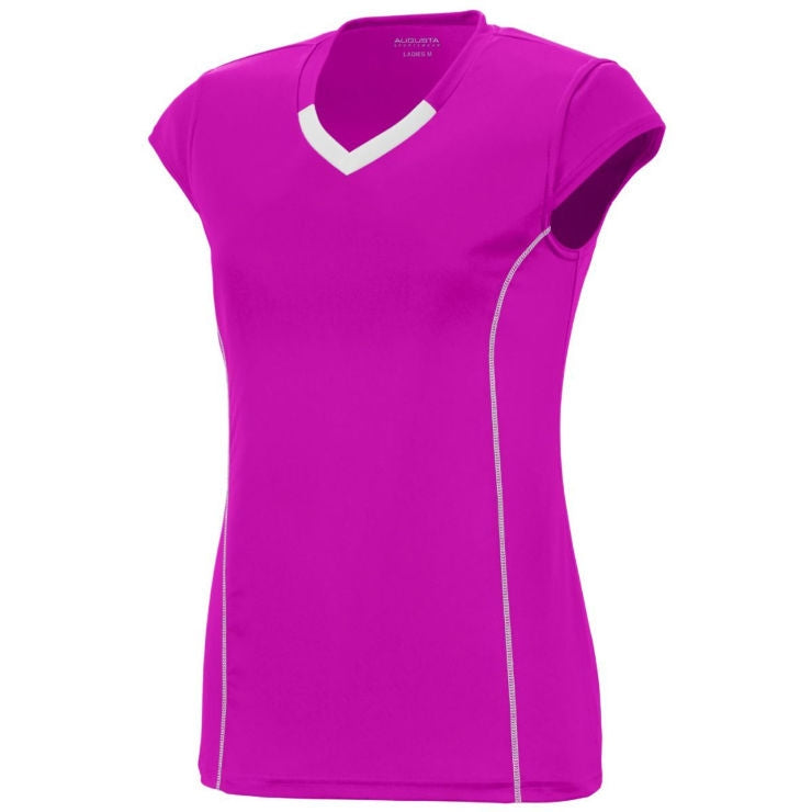 Ladies Blash Jersey - Power Pink/White - Proton Sports & Apparel