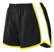 Girls Pulse Team Shorts - Black/White/Power Yellow - Proton Sports & Apparel