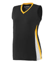 Ladies Tornado Jersey - Black/Gold/White - Proton Sports & Apparel