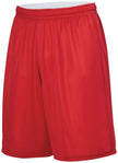 Reversible Wicking Shorts - Red/White - Proton Sports & Apparel