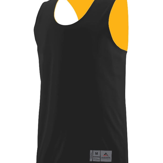 Youth Reversible Wicking Jersey - Black/Gold - Proton Sports & Apparel