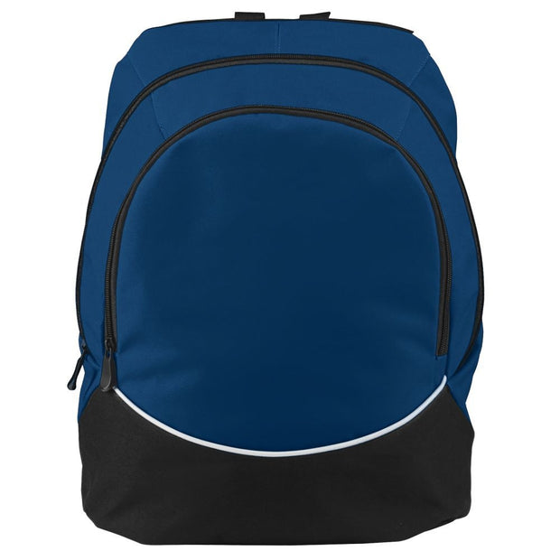 Large Tri-Color Backpack - Navy/Black/White - Proton Sports & Apparel