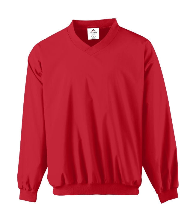 Micro Poly Windshirt/Lined - Red - Proton Sports & Apparel