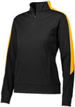 Ladies Medalist 2.0 Pullover - Black/Gold - Proton Sports & Apparel