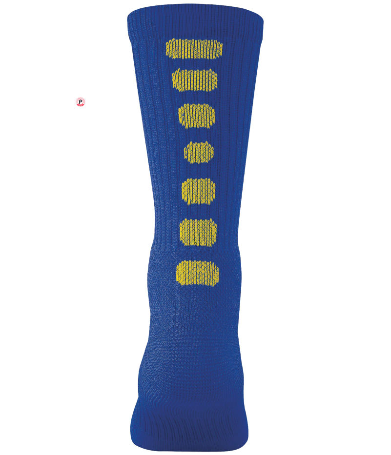 Color Block Crew Socks - Black/Gold - Proton Sports & Apparel