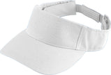 Youth Sport Twill Visor - White - Proton Sports & Apparel