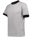 Ringer T Shirt - Athletic Heather/Black - Proton Sports & Apparel
