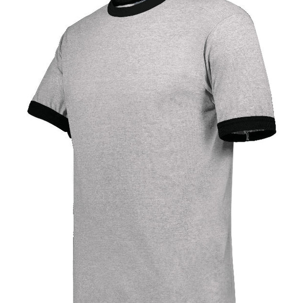 Ringer T Shirt - Athletic Heather/Black - Proton Sports & Apparel