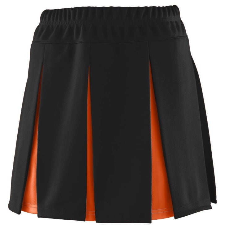 Girls Liberty Skirt - Black/Orange - Proton Sports & Apparel