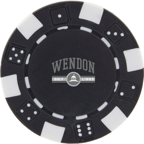 Poker Chip Golf Ball Marker