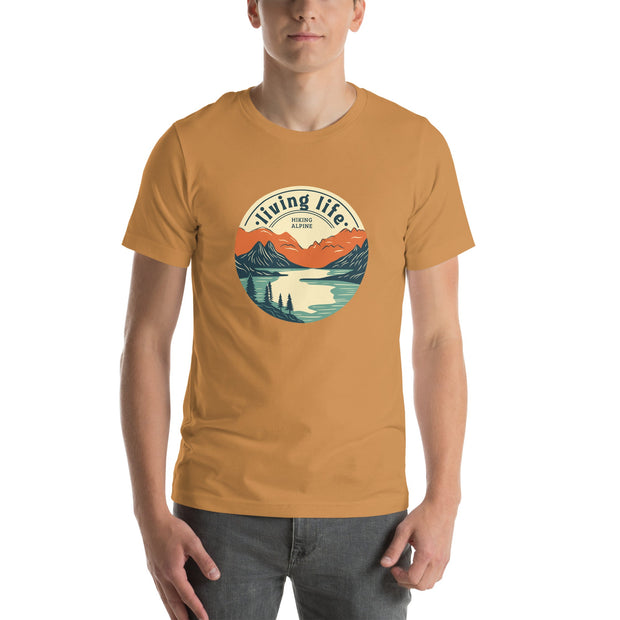 Hiking Alpine Outdoors Unisex t-shirt