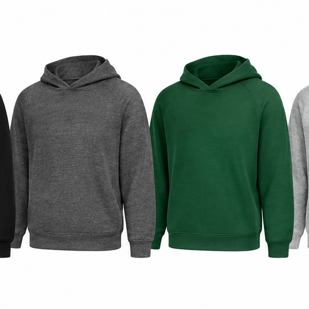 Ventura Soft-Knit Hoodie shown in six colors